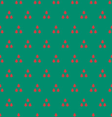 Tree in triangle pattern seamless repeat background