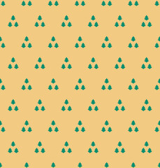 Tree in triangle pattern seamless repeat background