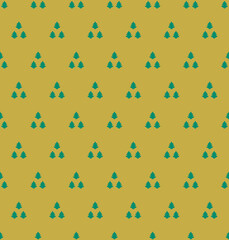 Tree in triangle pattern seamless repeat background