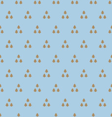 Tree in triangle pattern seamless repeat background