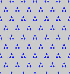 Tree in triangle pattern seamless repeat background