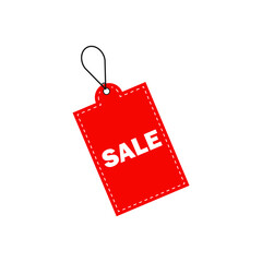 Red sale tag