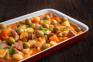 Dobradinha - typical Brazilian food 