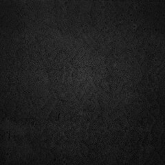 black concrete stone texture for background in black.  Cement and sand grey dark detail covering.