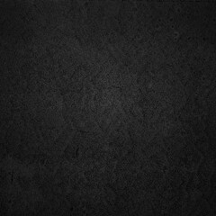black concrete stone texture for background in black.  Cement and sand grey dark detail covering.