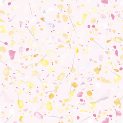 Terrazzo Texture Vector. Flooring Seamless Pattern