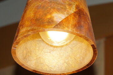 light bulb on wood