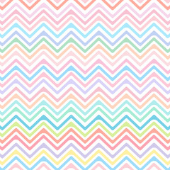 colorful coral zigzag pattern background