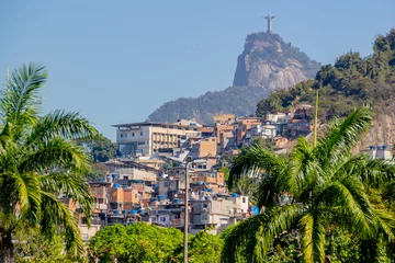 Fotobehang Tavares Bastos-favela in Rio de Janeiro. © BrunoMartinsImagens
