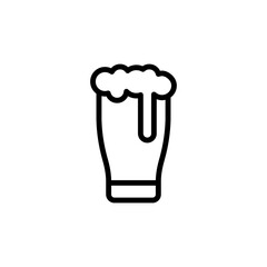 Beer stein icon. Simple line, outline vector elements of international beer day icons for ui and ux, website or mobile application
