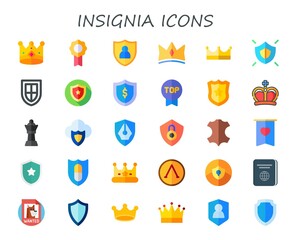 insignia icon set