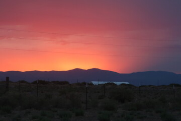 Sunset in the Valley in southern Colorado