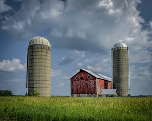 Old, rustic Wisconsin Barns  