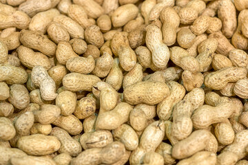 Plenty, a scattering of inshell peanuts.