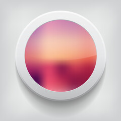 vector button, icon, banner design with bokeh background 