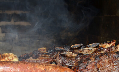 Carne asada a la parrilla de domingo