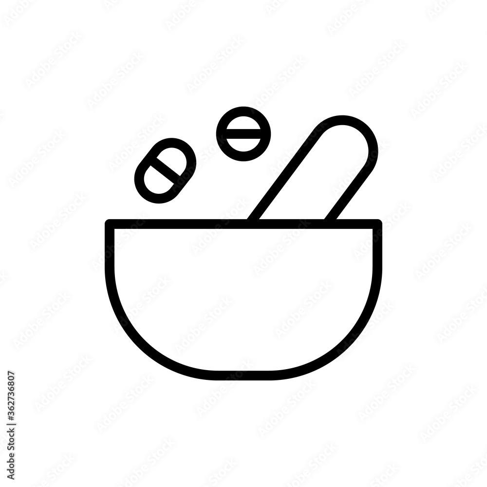 Poster pounder, pills icon. simple color vector elements of stinks icons for ui and ux, website or mobile a