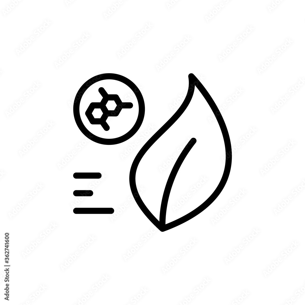 Poster graph, molecule, leaf icon. simple line, outline vector elements of automated farming icons for ui a