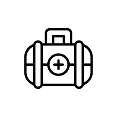 First aid icon. Simple line, outline vector elements of video game icons for ui and ux, website or mobile application