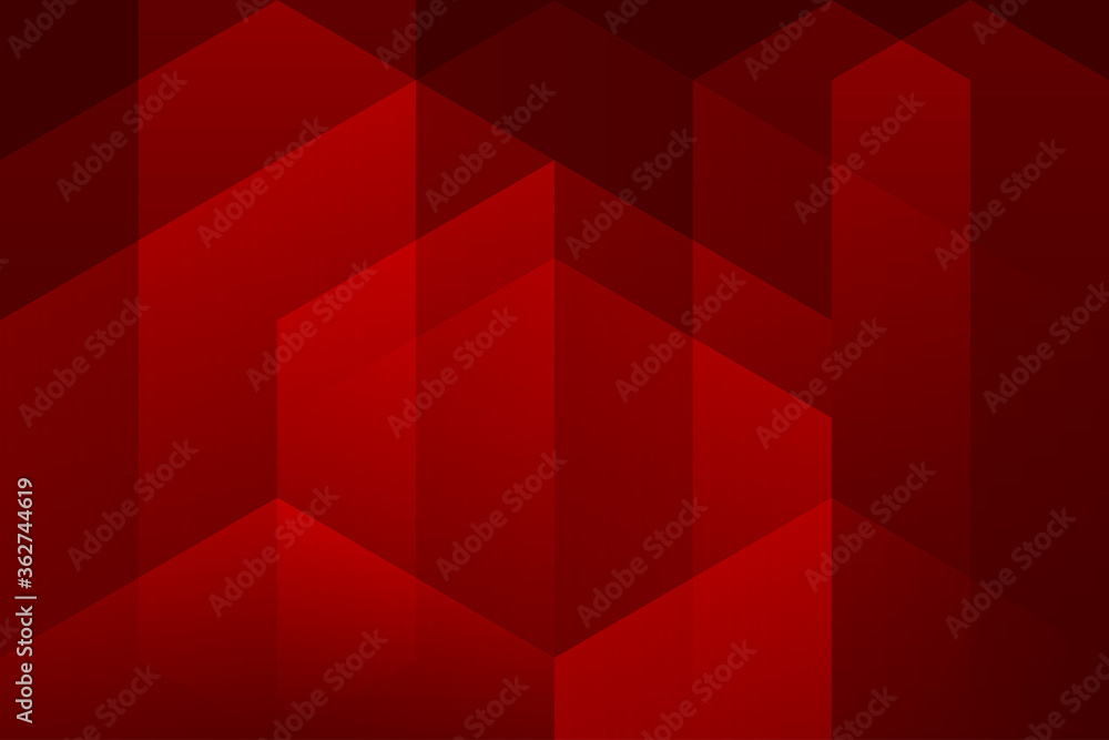 Poster abstract background overlap with concept basic pentagon shape