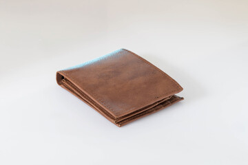 brown leather wallet