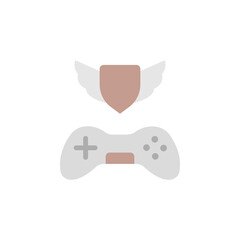Game controller icon. Simple color vector elements of video game icons for ui and ux, website or mobile application