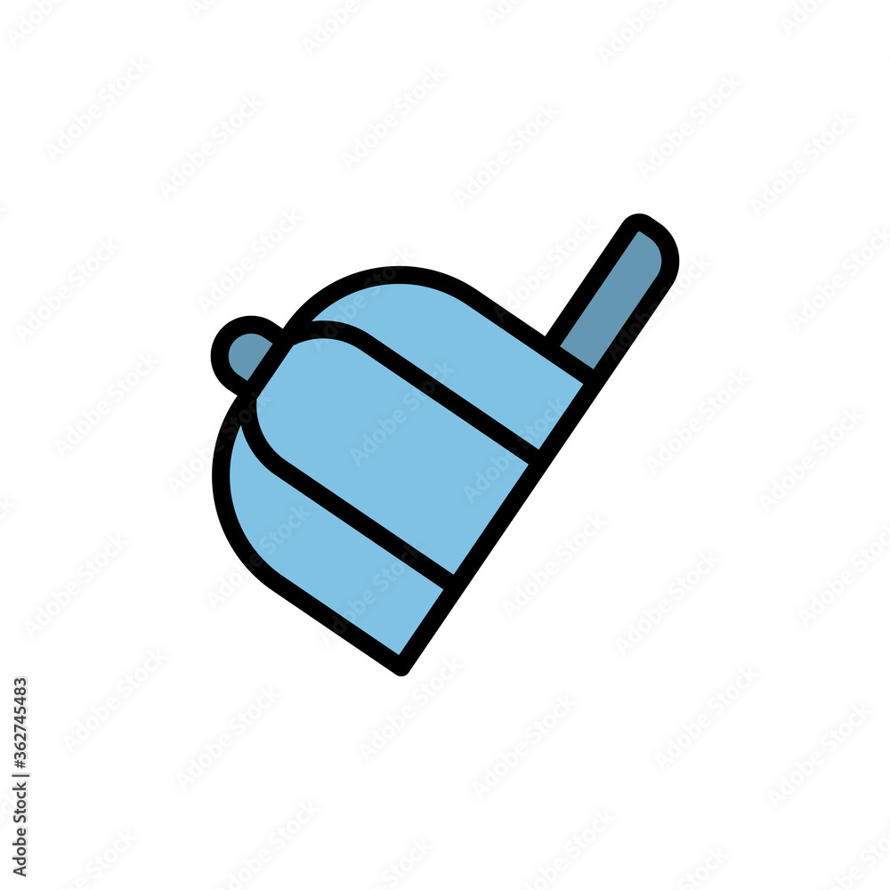Aufkleber cap, summer icon. simple color with outline vector elements of vacation icons for ui and ux, website
