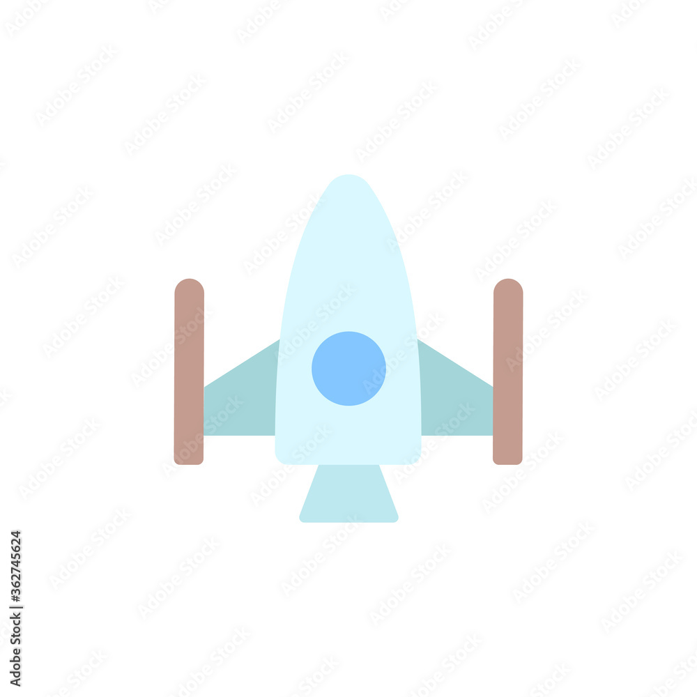 Poster space icon. simple color vector elements of video game icons for ui and ux, website or mobile applic