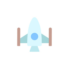 Space icon. Simple color vector elements of video game icons for ui and ux, website or mobile application