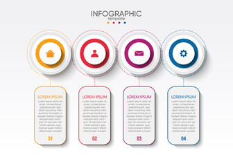 Presentation business abstract background infographic template