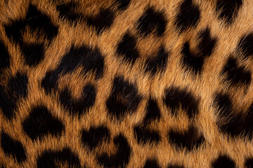 Leopard skin texture : Close-up leopard spot pattern texture background.