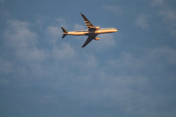 airplane in the sky