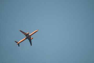 airplane in the sky