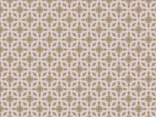 background pattern delicate lace guipure white flowers gold ribbon