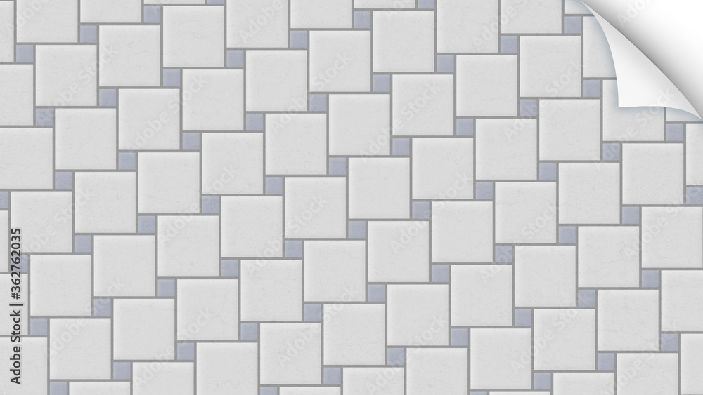Poster bigger light gray squares and small gray squares pattern. abstract textured geometric background in 