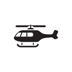 helicopter icon vector symbol template