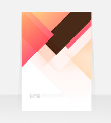 Vector abstract design Cover Report Brochure Flyer Banner template.