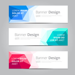 Vector abstract design background texture banner template