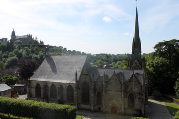 Fototapeta na wymiar Église Château de Fougères