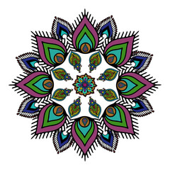 Mandala floral background