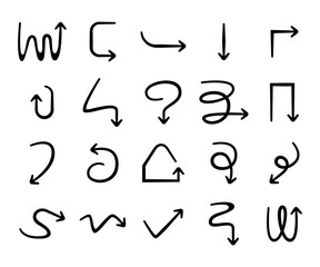 vector set of arrow icons