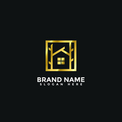Home Real Estate Logo Vector 