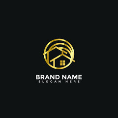 Fototapeta premium Home Real Estate Logo Vector 