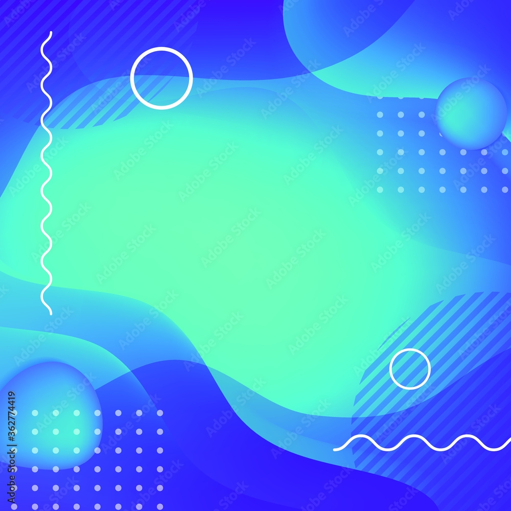 Poster abstract fluid 3d background with liquid modern shapes . isolated vector elements