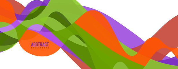 Fluid wave colorful abstract background. Dynamic colorful vibrant vector design