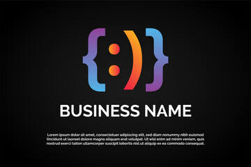 Smile Coding Logo Template