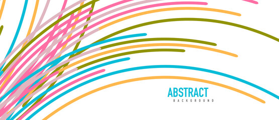 Аbstract moving colorful lines vector backgrounds for cover, placard, poster, banner or flyer