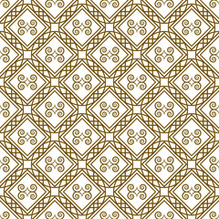 Geometric vector pattern. Zigzag geometric shapes. Stylish graphic background. Design background suitable for textile, decor, print and cover.