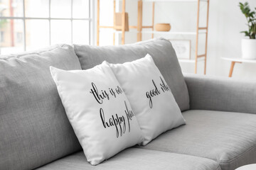 Comfortable sofa in modern room