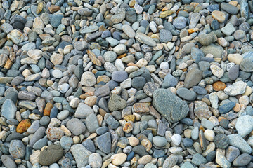 top view of pebble beach background